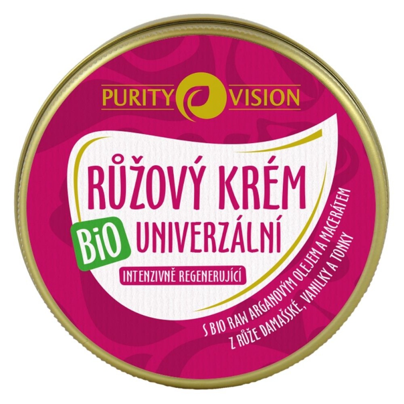 PURITY VISION Bio Ružový krém univerzálny 70 ml