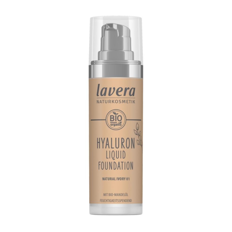 lavera Ľahký tekutý make-up s kyselinou hyalurónovou 01 Natural Ivory 30 ml