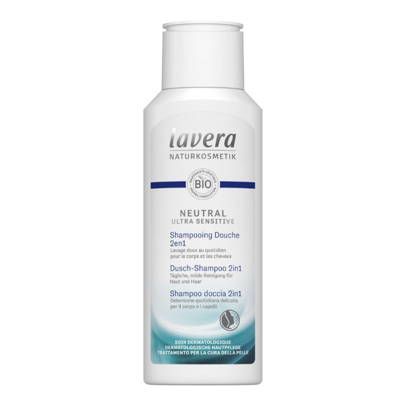 lavera NEUTRAL ULTRA SENSITIVE Sprchový šampón na telo a vlasy 2v1 200 ml