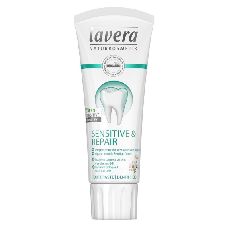 Lavera Zubná pasta – Sensitive & Repair 75 ml