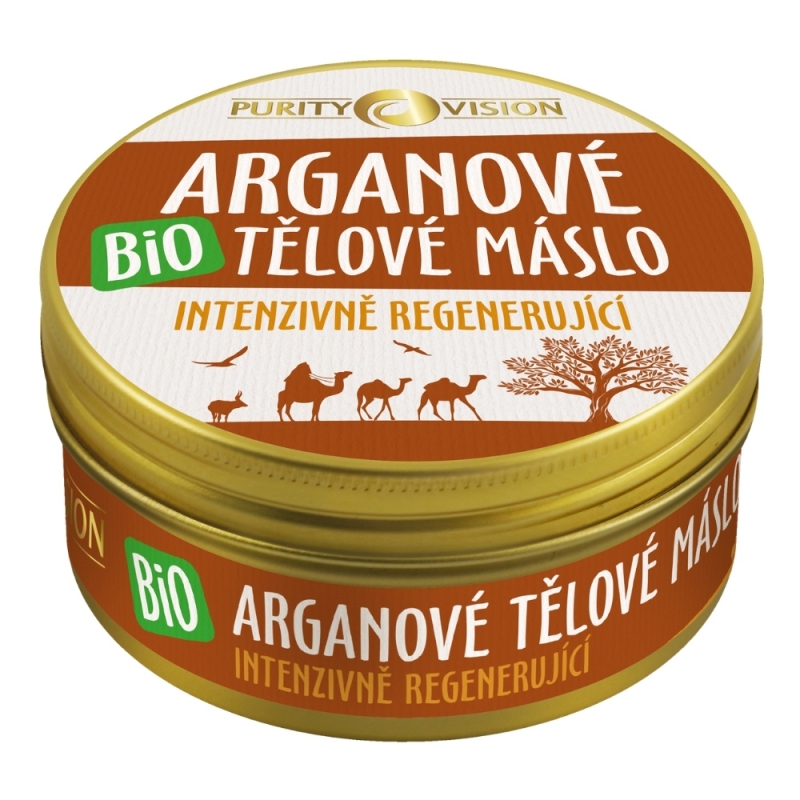 PURITY VISION Bio Arganové telové maslo 150 ml