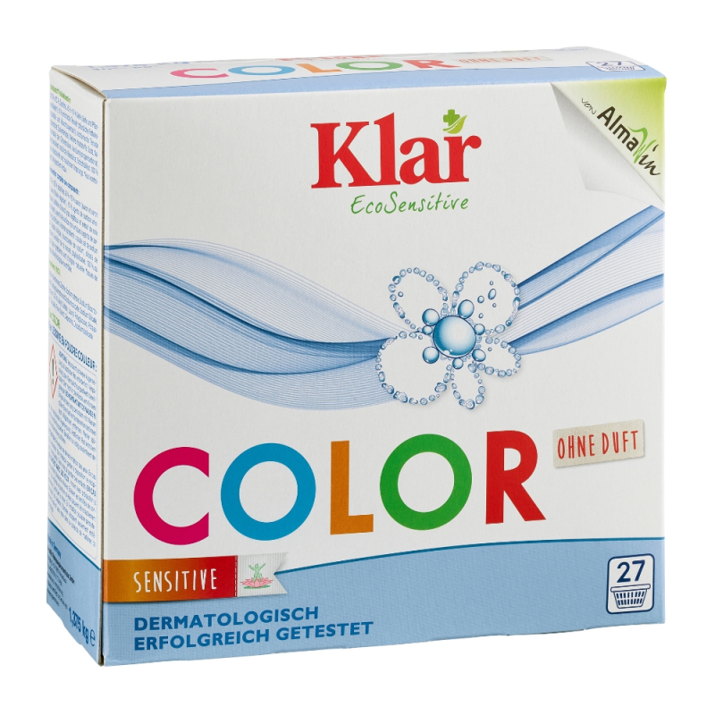 KLAR Prací prášek pro barevné prádlo 1,375 kg