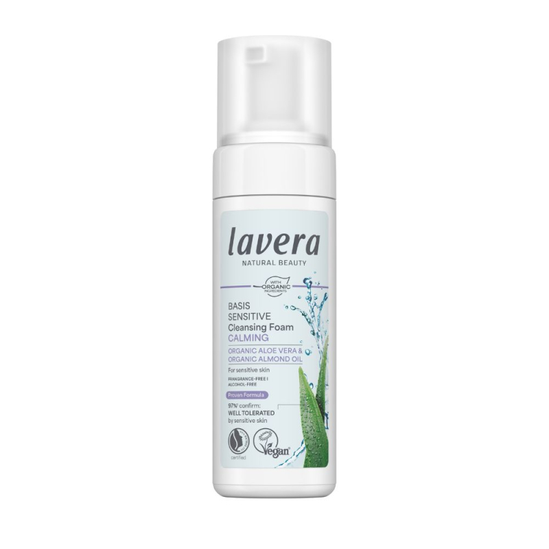 lavera Basis Sensitiv Čistiaca pleťová pena 150 ml