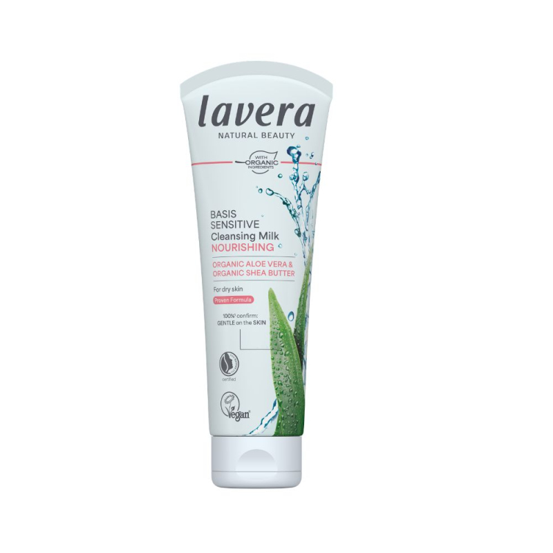 lavera Basis Sensitiv Čistiace pleťové mlieko 125 ml