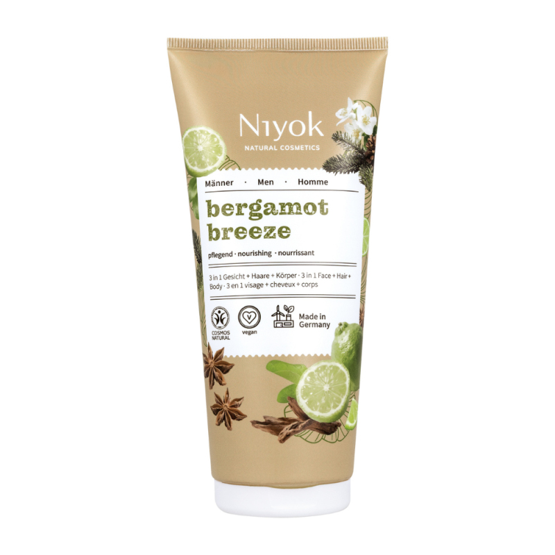 Niyok Sprchový gél 3v1 pre mužov Bergamot Breeze 200 ml