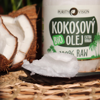 PURITY VISION Raw Bio Kokosový olej 120 ml - Kozmetika