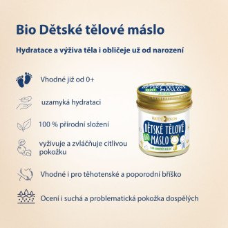 PURITY VISION Bio Detské telové maslo 350 ml