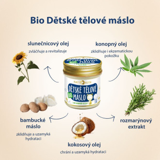 PURITY VISION Bio Detské telové maslo 350 ml