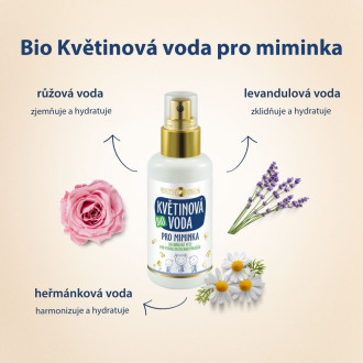 PURITY VISION Bio Kvetinová voda pre bábätká 200 ml