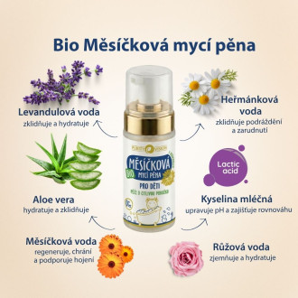 PURITY VISION Bio Nechtíková umývacia pena pre deti