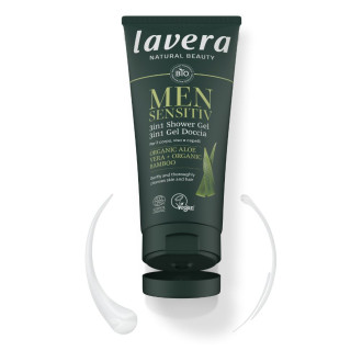 lavera Pánsky sprchový gél Sensitive 3v1 200 ml