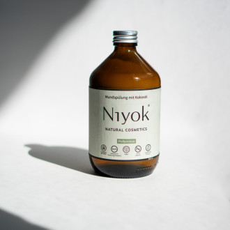 Niyok Ústna voda s kokosovým olejom Peppermint 500ml