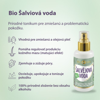 PURITY VISION Bio Šalviová voda 100 ml