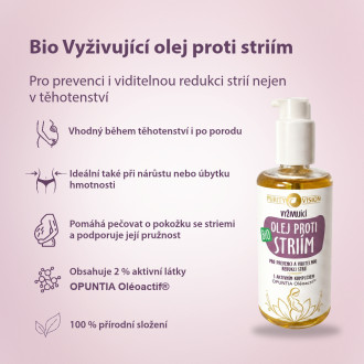 PURITY VISION Bio Vyživujúci olej proti striám 200 ml