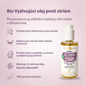 PURITY VISION Bio Vyživujúci olej proti striám 200 ml